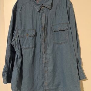 Men's Blue Denim Shirt